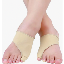 Hallux valgus gel teenscheider voor de kleine teen, antislip bandje, bunion corrector pad voor druk- en pijnverlichting.