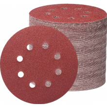 Juego de discos de papel de lija de 125 mm, 70 piezas, hojas de lijado de 8 agujeros para lijadora orbital, granos surtidos P40 P60 P100 P120 P240 P