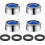 4 Pack M22 Faucet Aerators, Water Tap Perlator Inserts with Strainer, Durable Practical Tap Attachments, M22 External Thread, Suit 1