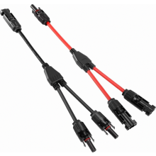 Solarkabel Y Verteiler 1 Paar Y Stecker Solar Solarpanel Kabel Male Female MMF und FFM Connector Photovoltaik Steckverbinder