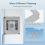16 Pack Mini Cleaning Cloths for Window Cleaning Robot, Reusable and Washable Replacement Pads, Microfiber Accessory for Daily Dus 4