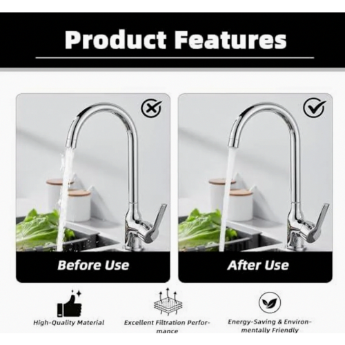 4 Pack M22 Faucet Aerators, Water Tap Perlator Inserts with Strainer, Durable Practical Tap Attachments, M22 External Thread, Suit 2
