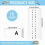 260 Self Adhesive Index Tabs A-Z Alphabetical Divider Tabs, Transparent File Labels for Binder Notebook Documents 2