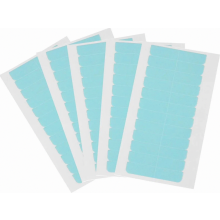 120 dubbelzijdige plakstrips voor haarextensies, vervangende, sterke en waterdichte tapestrips voor naadloze bevestiging.