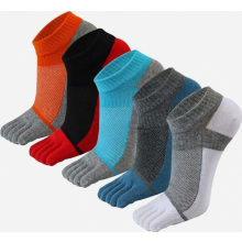 Zehensocken, Fünf-Finger-Socken aus Baumwolle Zum Laufen für Männer und Frauen, 5 Paar