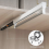 Adjustable Pull Out Wardrobe Clothes Rail Telescopic Hanger Bar 292 mm White for Closet Storage and Organization 4