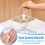 50 Pack Space-Saving Clothes Hanger Hooks, Plastic Hanger Connectors for Wardrobe Organization, White 4