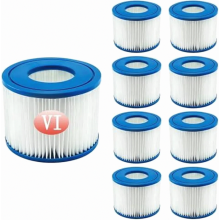 Cartucho de filtro para piscina VI, filtro de repuesto para spa 58323, compatible con Miami, Vegas y Monaco, paquete de 8 unidades.