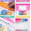 30-Pack A4 File Folders, 5 Colors Document Wallets with Hook and Loop Closure, Waterproof Clear Pockets with 11 Holes, Transparent 3