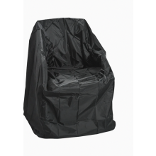 Weatherproof Transparent Garden Chair Cover, Tear-Resistant Thickened PEVA Furniture Cover, 70 x 70 x 125 cm, Stackable High-Back