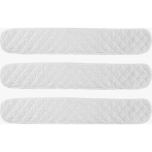 Set van 3 herbruikbare, wasbare bh-inzetstukken, zweetabsorberende onderbustpads voor vrouwen, geurwerende katoenen borstpads, vochtafvoerend.