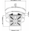 Universal Surveillance Camera Mount, Stainless Steel Vertical Pole Bracket with 3 Loops, 200 mm Diameter 2