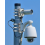 Universal Surveillance Camera Mount, Stainless Steel Vertical Pole Bracket with 3 Loops, 200 mm Diameter 5