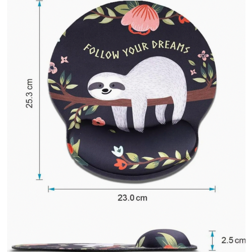 Ergonomisches Mauspad Handgelenkauflage Mousepad Memory Schaum 1