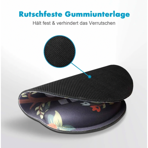 Ergonomisches Mauspad Handgelenkauflage Mousepad Memory Schaum 2