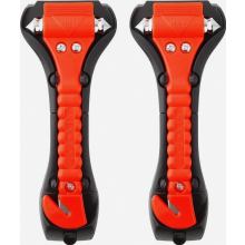 2 Stück Notfallhammer Auto Nothammer Auto, mit Gurtschneider Notfallhammer, Sicherheitshammer, Auto Sicherheits Hammer, Auto fensterbrecher für Pkw