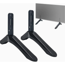 Universal TV Stand for Most 26-100 Inch LED and LCD Televisions, Tabletop Base with Single Mounting Hole Design, Stable and Durabl