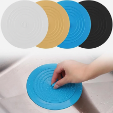 Universal Sink and Basin Plugs, 4 Pack Silicone Drain Stoppers for Kitchen and Bathroom, Reusable Bathtub Plugs in 4 Colors