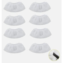 8 Stück Dampfreiniger Mikrofaser Überzug Kompatibel mit Kärcher Easyfix SC1 SC2 SC3 SC4 SC5 SC7 Mikrofasertuch Überzugsset Ersatztücher(Weiß)