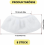 8 Pack Steam Cleaner Microfiber Covers Compatible with Easyfix SC1 SC2 SC3 SC4 SC5 SC7 Replacement Mop Cloth Set White 2