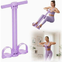 Resistance Bands with Handles, 6 Tube Full Body Resistance Training Set, Elastic Pull Rope for Home Yoga, Fitness and Leg Exercise