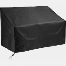 Ulkopuutarhapenkin suojus, vedenpitävä, tuulenpitävä, UV-suojattu 210D Oxford -terassisohvan istuinsuoja, 134 x 66 x 63 / 89 cm