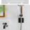 Shower Head Holder, No Drilling, 360 Degree Adjustable, Bathroom Accessory, Black Wall Mount Bracket 4