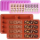 4 Pack Silicone Cereal Bar Molds, Reusable Rectangular Baking Tray, Washable Non Stick Chocolate Moulds for Chocolate Bars, Cookie 1