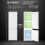 Teknix BITH70FF - White 70/30 Integrated Fridge Freezer - 246L - E energy 4