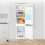 Teknix BITH70FF - White 70/30 Integrated Fridge Freezer - 246L - E energy 2