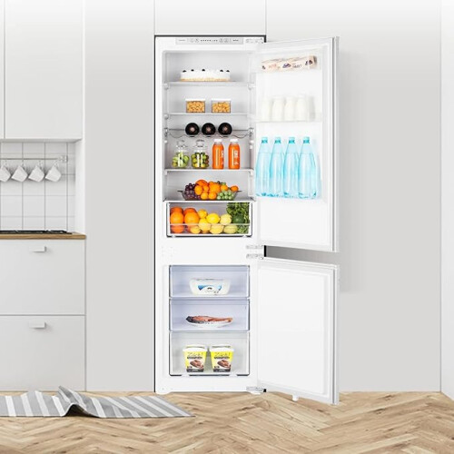 Teknix BITH70FF - White 70/30 Integrated Fridge Freezer - 246L - E energy 1