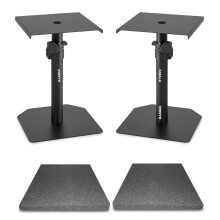 Vonyx Adjustable Studio Monitor Stands - Acoustic Pads for Optimal Sound
