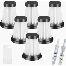 12er-Pack HEPA-Ersatzfilter für Akku-Staubsauger, kompatibel mit den Handstaubsaugern K12 Pro, K13 und K13 Pro