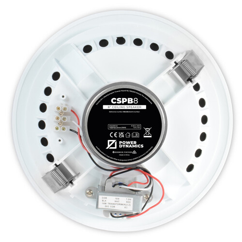PDP 4-Zone Ceiling Speaker System, 12 x 8" Speakers & Bluetooth Amplifier 2