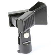 Vonyx 188.140 Microphone Clamp Holder - Adjustable Mic Clip & Adapter