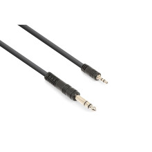 Vonyx 177.766 3m Professional 3.5mm to 6.3mm Stereo Jack Audio Cable