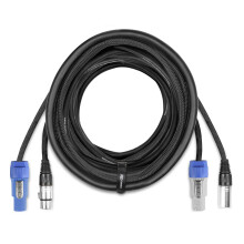 CX11-15 Combi DMX Lighting and Power Connector Cable AB - 5-Pin XLR 15m