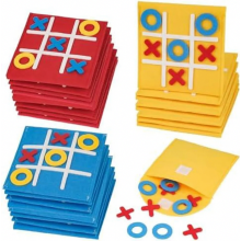24-delige vilten boter-kaas-en-eieren spelset, kleurrijk mini-leerspeelgoed voor thuis, school, verjaardagen, kinderdag en feestjes.