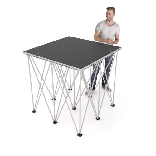PD X-Lite750 Portable Stage Platform Riser System - 1m x 1m x 1m 2