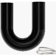 Tubo di scarico da 75 mm e 5 m per generatore diesel e riscaldatore ausiliario, tubo flessibile in alluminio a 5 strati, resistente al calore, riduz
