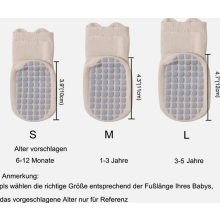 Antislipsokken voor baby's, 5 paar, voor meisjes en jongens, antislip sportsokken voor peuters van 1-3 jaar.