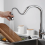 3 Spray Kitchen Faucet Replacement Pull Out Spray Head, Sink Sprayer Replacement Head, Chrome Faucet Attachment for Kitchen and Ba 3