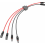 Solar Panel Y Branch Parallel Connector Cable, 30A 1000V 6mm2 2 to 4 Splitter Extension Lead for PV System Connection 1