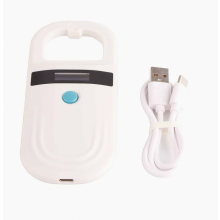 Rechargeable Pet Microchip Scanner for Animal ID Tags and Labels, Portable Reader with Clear Display