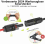 Solar Panel Y Branch Parallel Connector Cable, 30A 1000V 6mm2 2 to 4 Splitter Extension Lead for PV System Connection 6