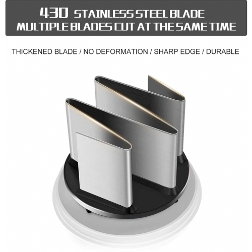 Classic Rotating Blade Chopper Quickly and Efficiently Chops Nuts, Onions, Chocolate and More, Automatic Twisting Design, Compact 1