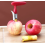 Apfelentkerner Apfelkernausstecher Edelstahl Apple oder Pear Entkerner Entfernermit Core mit scharfer gezackter Klinge Angle Handle Red 2
