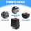 220V Air Compressor Pressure Switch, 4 Port Compressor Controller Valve with Quick Pressure Release, Multi-Purpose Compressor Regu 2