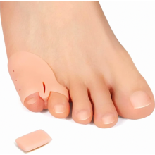 Teenspreiders voor de kleine teen, 8 stuks gel teenbeschermers voor overlappende tenen, gekrulde kleine tenen en ter verlichting van wrijving, zacht