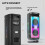 Fenton Pulse160 Bluetooth Party Speaker with Lights, Portable & Splashproof 6
